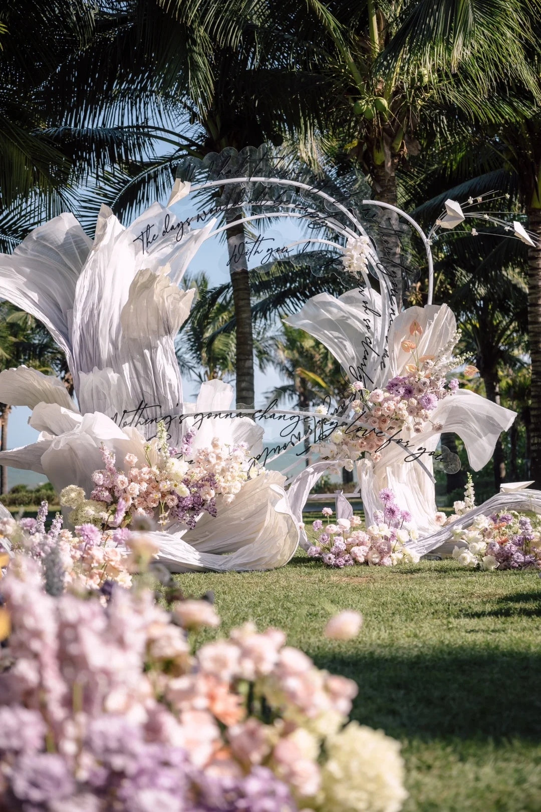 Coastal Wedding Inspiration with Paper Plane Romance and Soft Lavender Florals