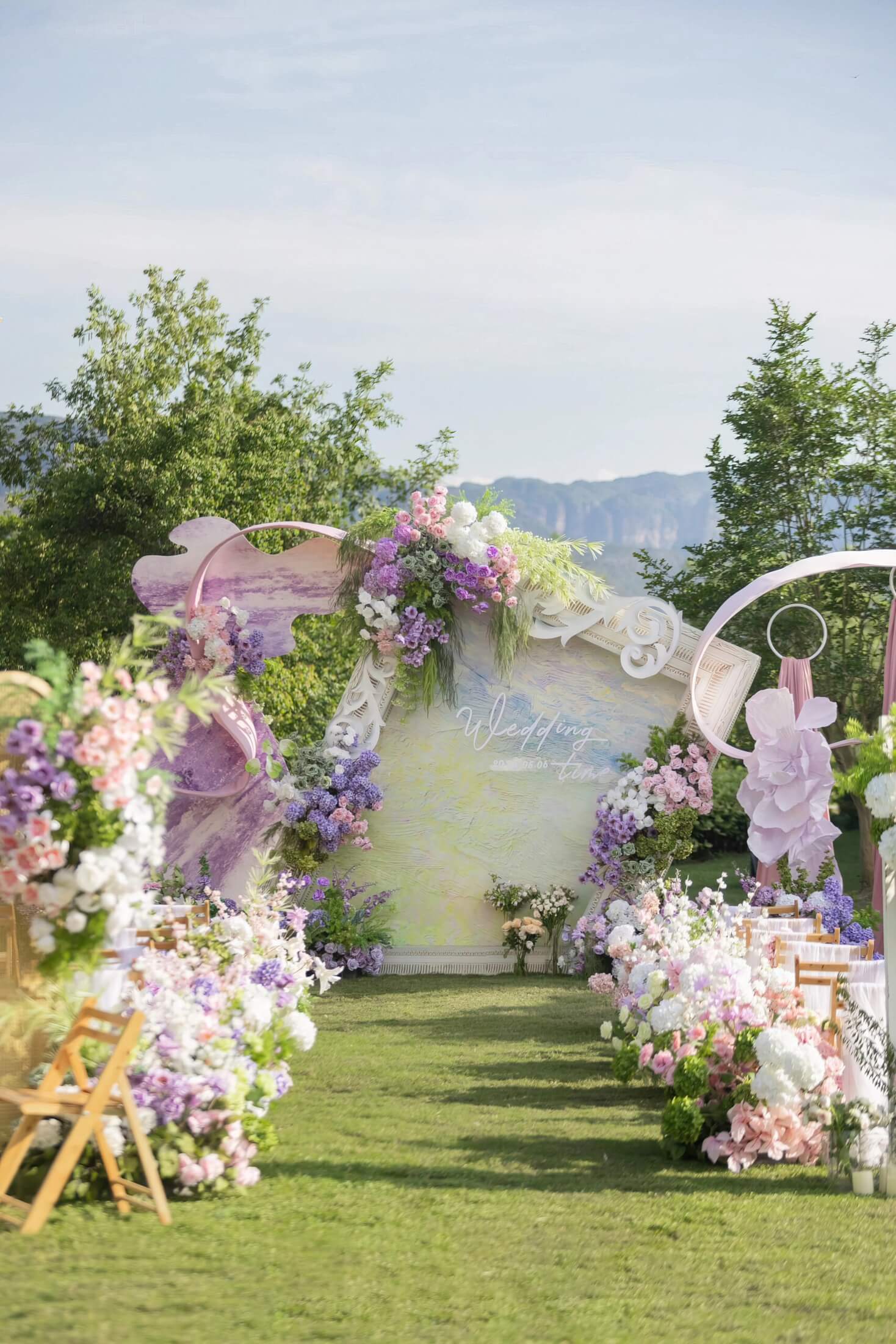 Discover Monet-inspired garden wedding ideas with pastel florals, artistic backdrops, and romantic outdoor ceremony décor. Create a dreamy wedding scene by ValarFlower