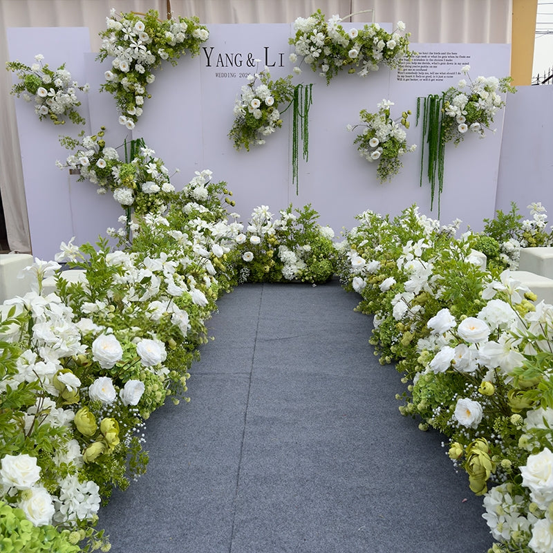 ترتيب زهور صناعية مستوحاة من الربيع – مجموعة زهور صناعية باللونين الأزرق والأصفر للفعاليات FA-264