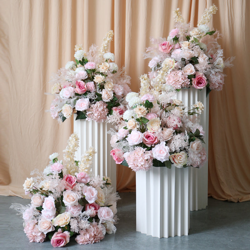 Decoración Floral de Boda Bola de Flores Artificial para Banquete, Ceremonia, Centro de Mesa de Hotel y Arreglo de Pasillo FA-230