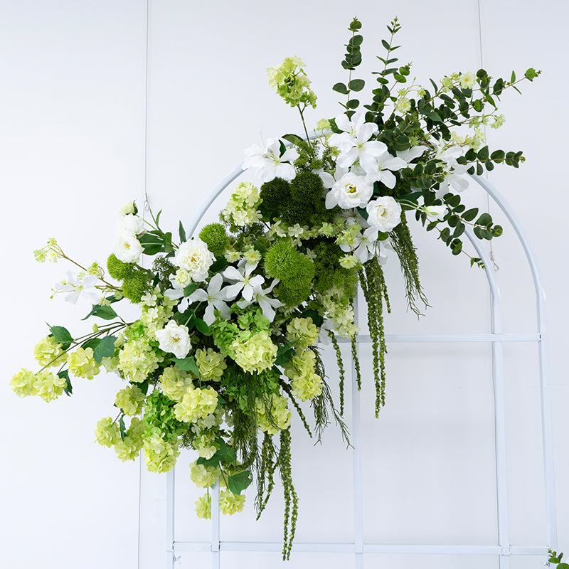 Valar Flower Modern Artificial Floral Arch and Ground Arrangement for Wedding or Event Decor FA-276