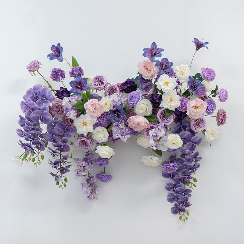 Valar Flower Elegant Purple Artificial Flower Set – Faux Floral Decoration for Birthday, Wedding & Event Backdrop FA-284