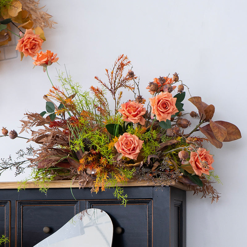 Valar Flower Autumn Wedding Flowers for cozy Wedding Event backdrop FA-288