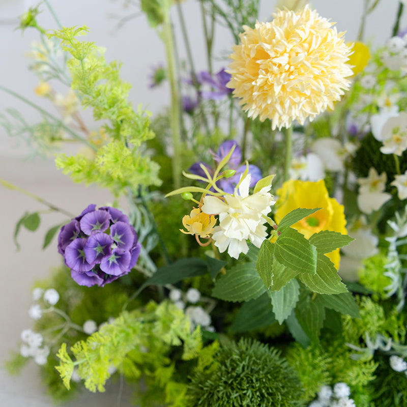 Monet-Inspired Faux Floral Wedding Decor Set | Artistic Artificial Flower Arrangements for Ceremony & Reception FA-270