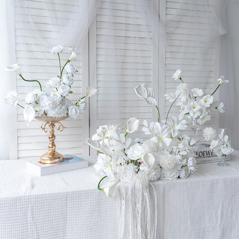 Centros de Mesa Florales, Decoración Artificial para Bodas, Decoración para Fiesta de Compromiso TF-101