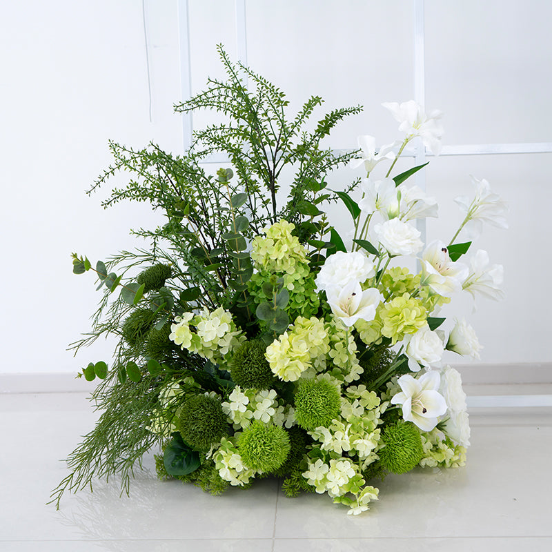 Valar Flower Modern Artificial Floral Arch and Ground Arrangement for Wedding or Event Decor FA-276