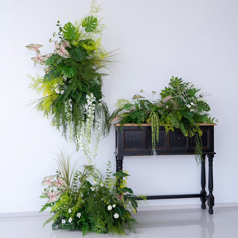 Valar Flower Tropical-Inspired Artificial Greenery Decoration Set for Ceremony & Venue Decor FA-301