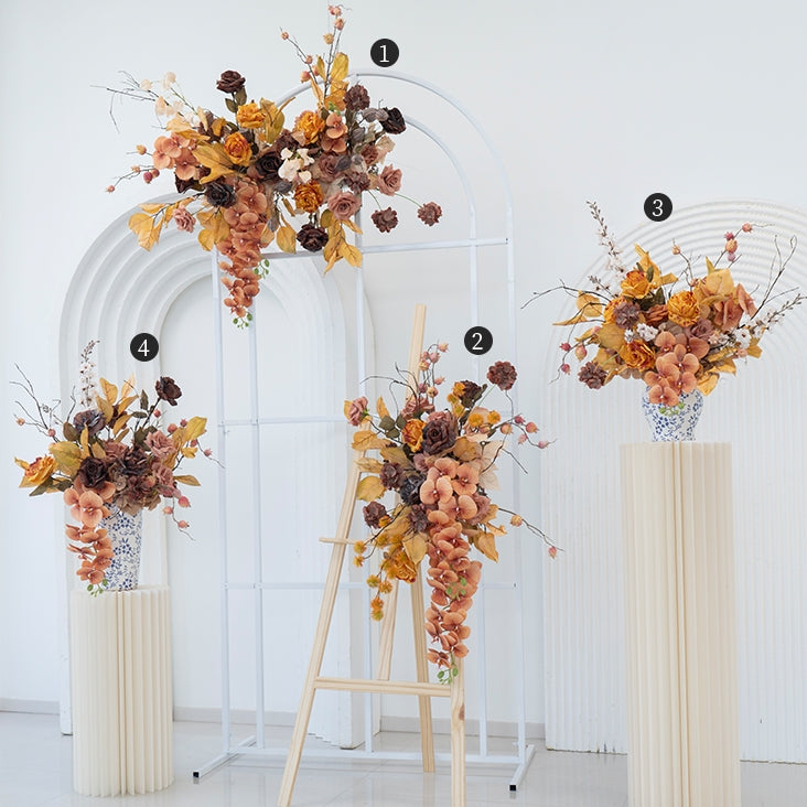 Valar Flower Autumn Wedding Decor Wall Flower Arrangement Set FA-287