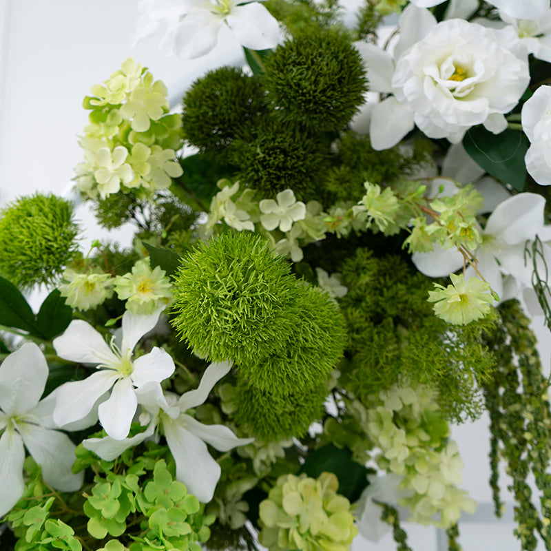 Valar Flower Modern Artificial Floral Arch and Ground Arrangement for Wedding or Event Decor FA-276