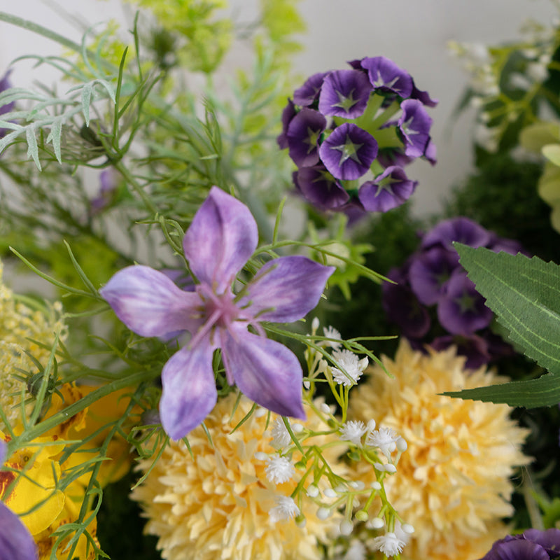 Monet-Inspired Faux Floral Wedding Decor Set | Artistic Artificial Flower Arrangements for Ceremony & Reception FA-270