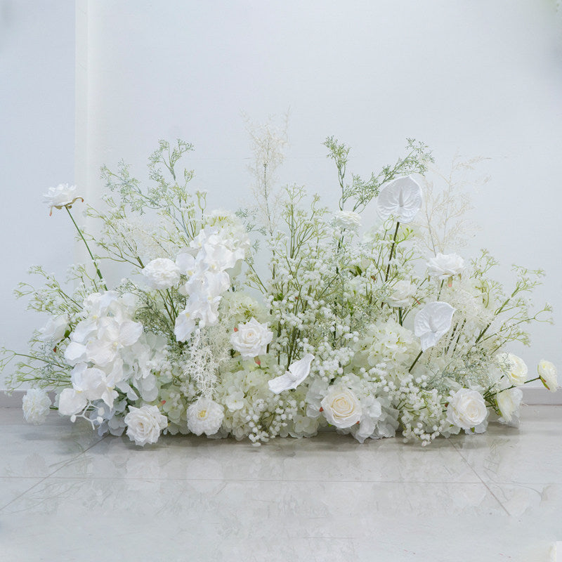 Valar Flower Luxury White Garden Wedding Set with Floor Floral Arrangements FA-321