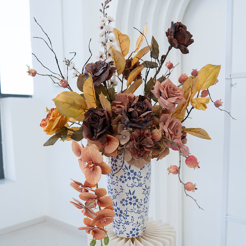 Valar Flower Autumn Wedding Decor Wall Flower Arrangement Set FA-287