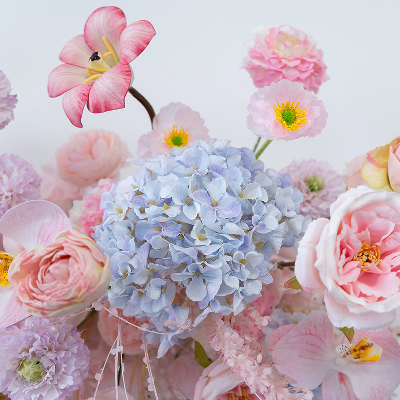 Valar Flower Romantic Wedding Wall Floral Arrangement Set for Ceremony & Reception Decor FA-290