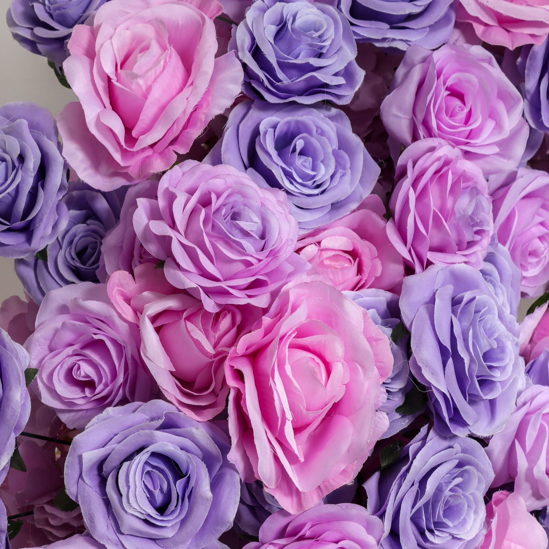 Purple & Pink Faux Rose Heart Arch – Wedding Ceremony Decoration and Photo Backdrop Display HA-404