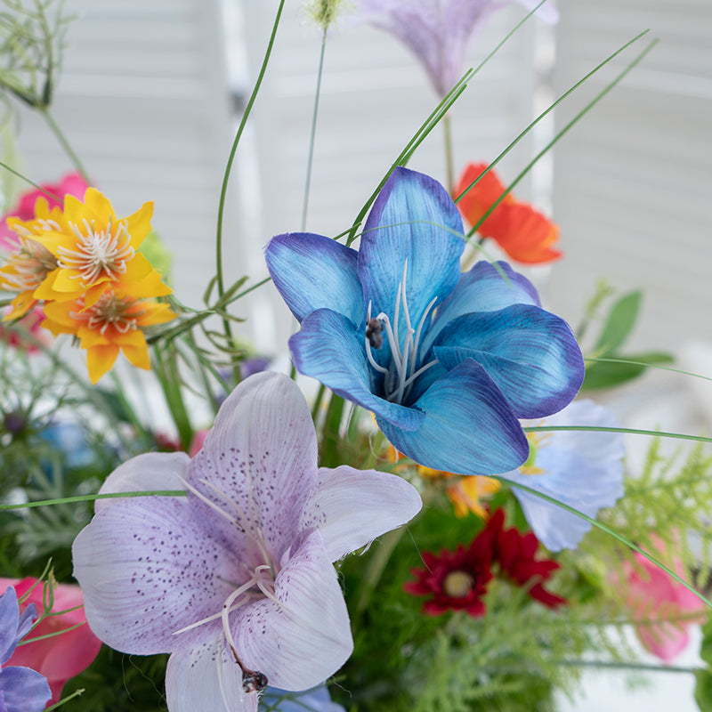 Lush Artificial Floral Table Centerpiece for Wedding Reception or Event Decor – Valar Flower TF-113