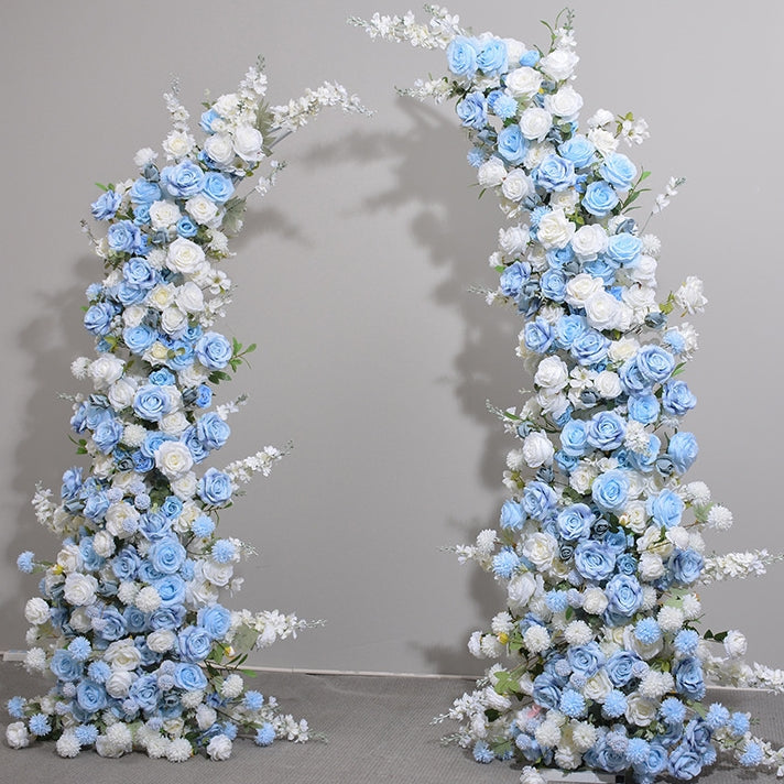 Luxury Artificial Rose Floral Arch – Wedding Ceremony Backdrop, Event Decoration, and Romantic Floral Display VA-328