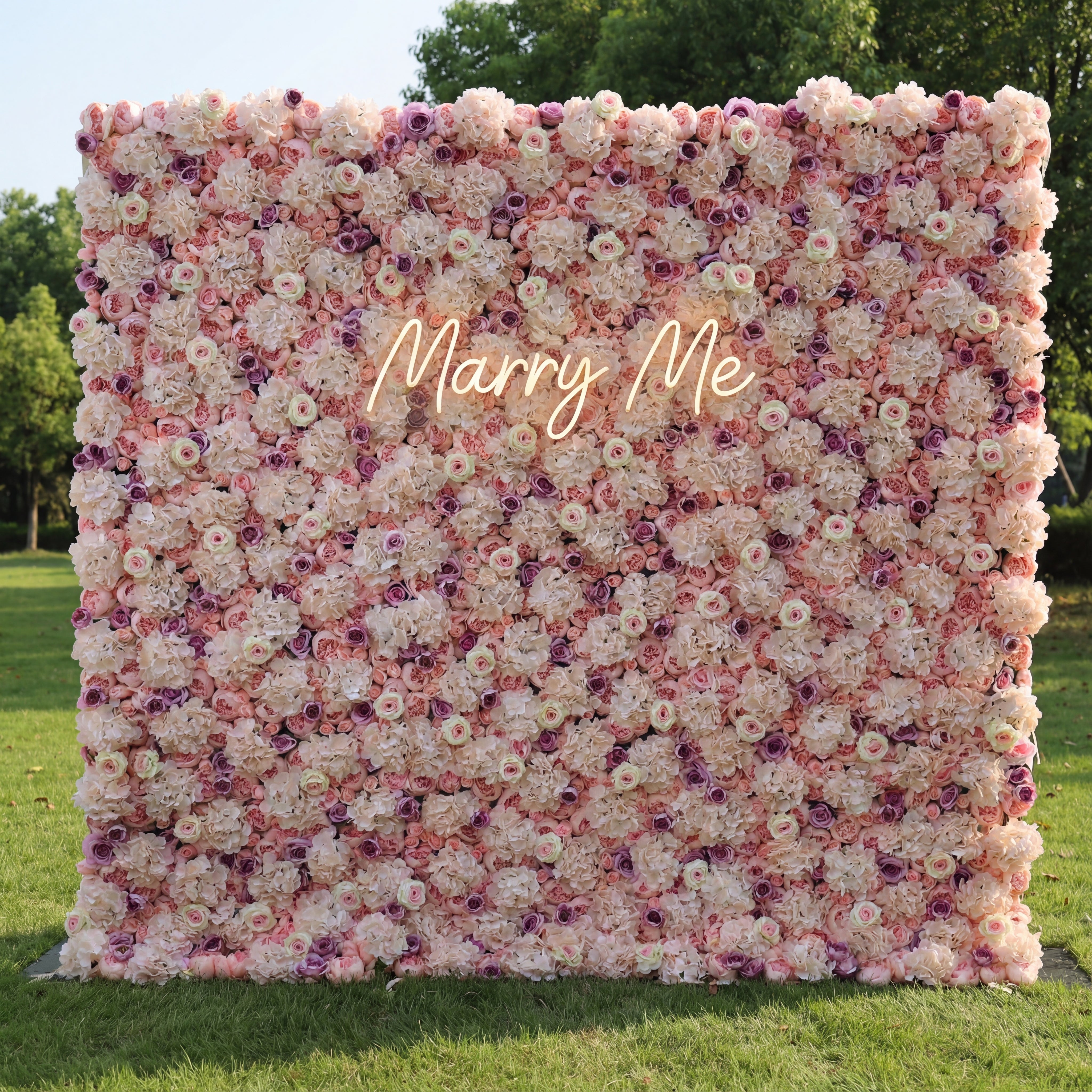 バラールフラワーズ ロールアップファブリック 人工花 壁 結婚式 バックドロップ、フローラルパーティーデコレーション、イベントフォトグラフィー - VF-101