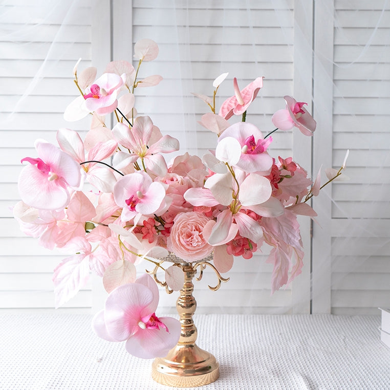 Centros de Mesa Florales, Decoración Artificial para Bodas, Decoración para Fiesta de Compromiso TF-101