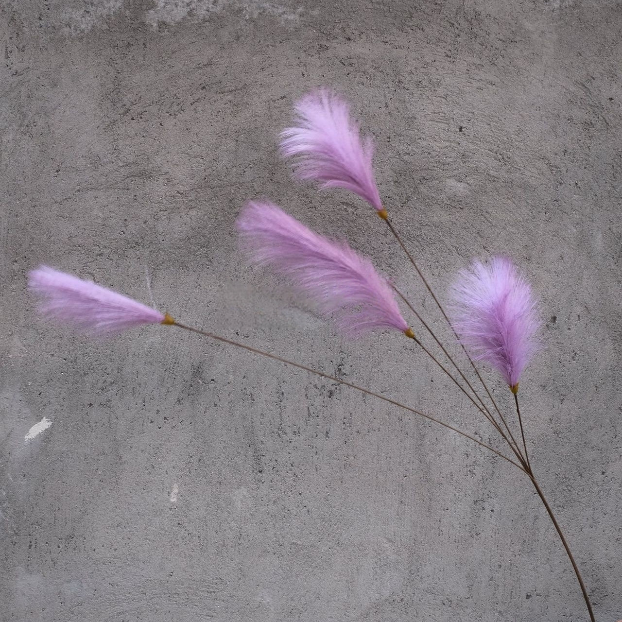 Valar Flower Dopamine Decor Bunny Tails – 5-Head Faux Feather Grass for Vases, Boho & Pastel Interiors FS-1071