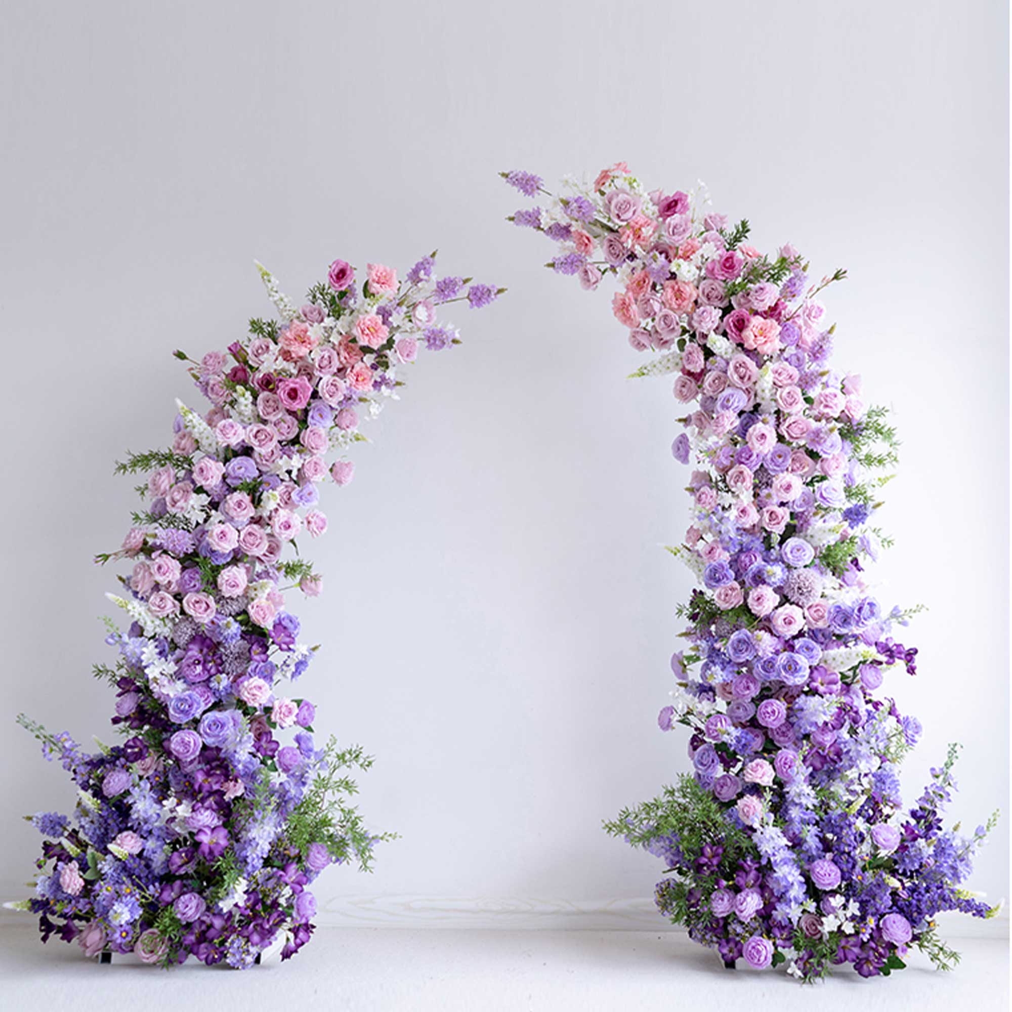 Valar Flower Stunning Rainbow Style Artificial Flower Wall for Weddings VA-364
