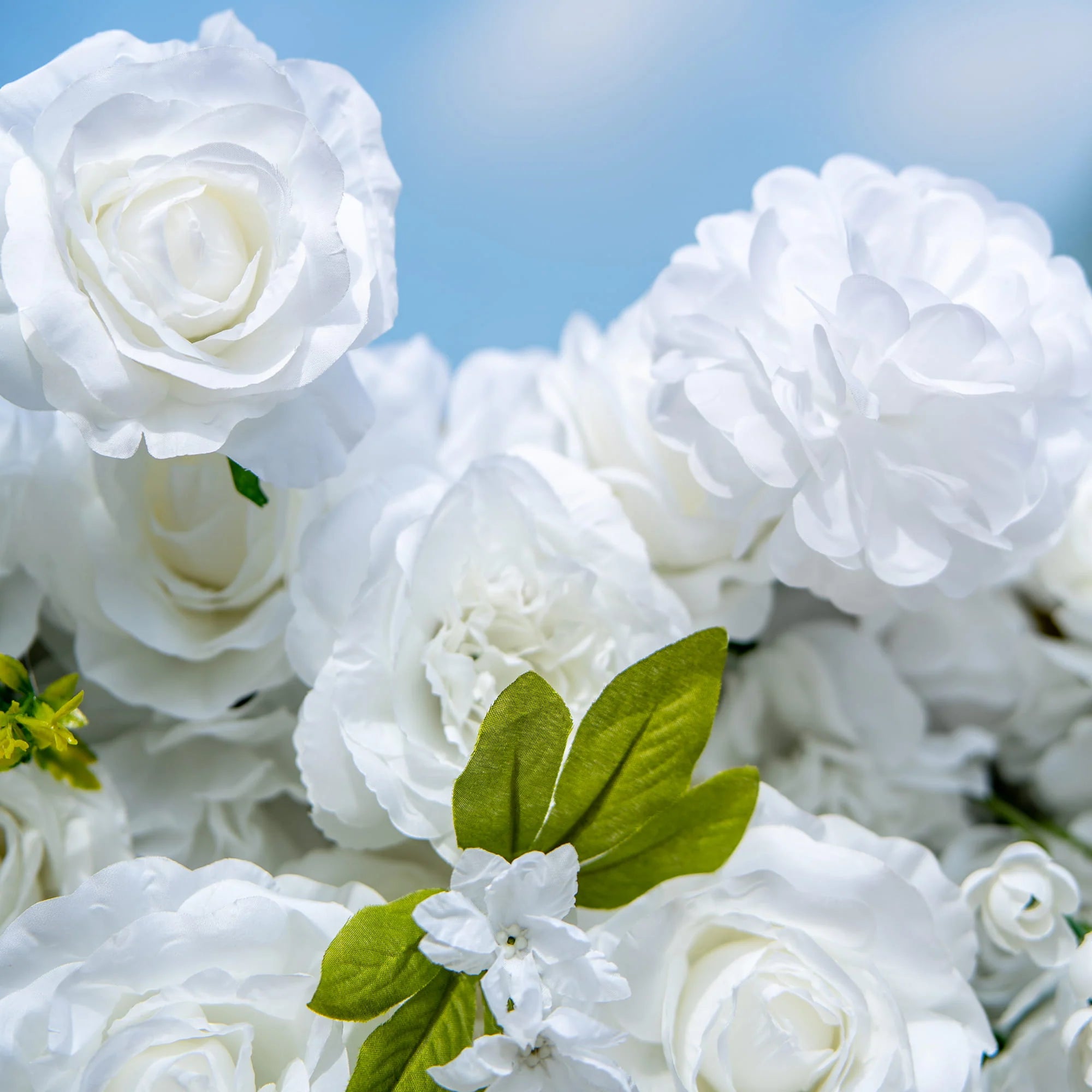 Valar 꽃 롤업 패브릭 인공 꽃 벽 웨딩 배경, 꽃 파티 장식, 이벤트 사진-VF-342