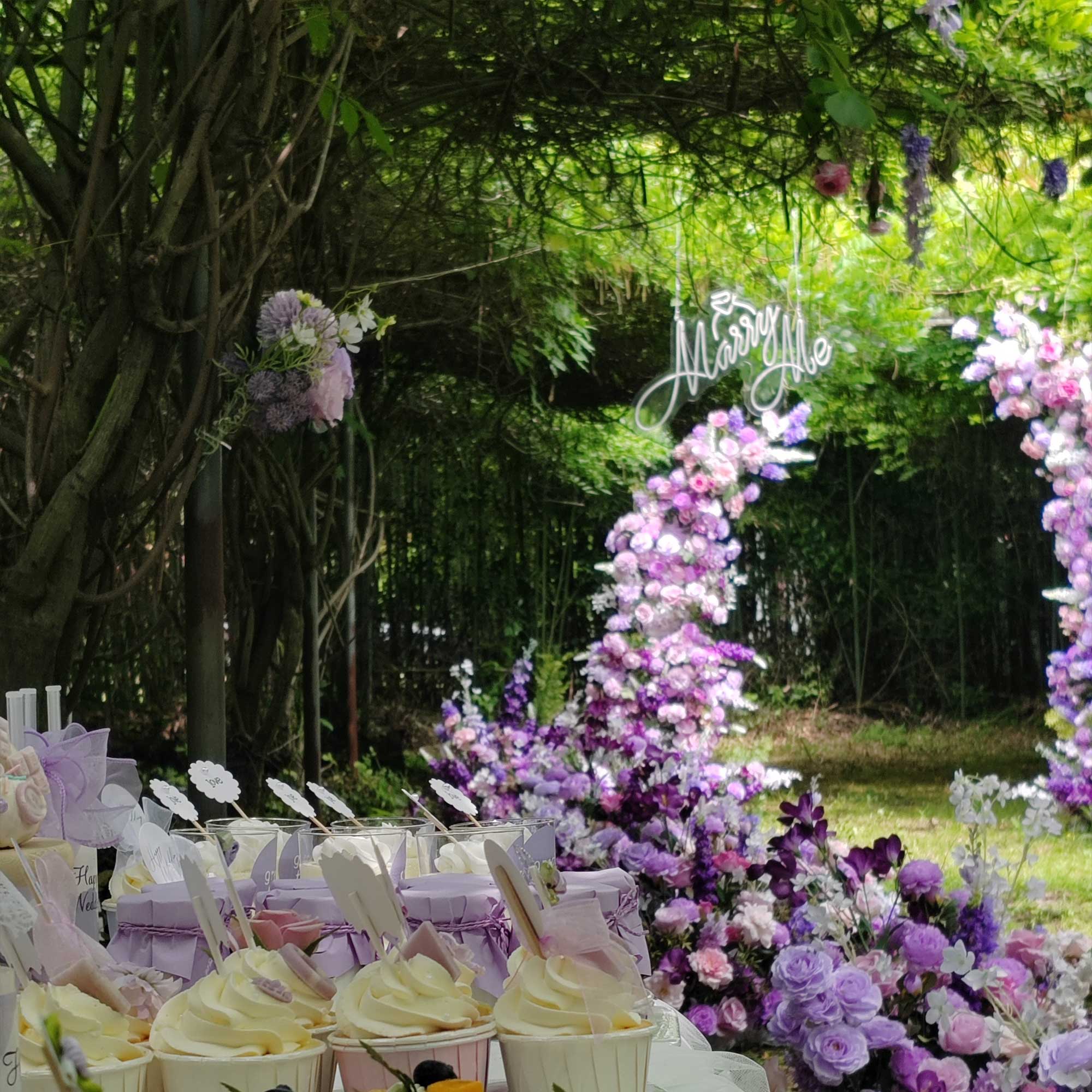 Valar Flower Stunning Rainbow Style Artificial Flower Wall for Weddings VA-364