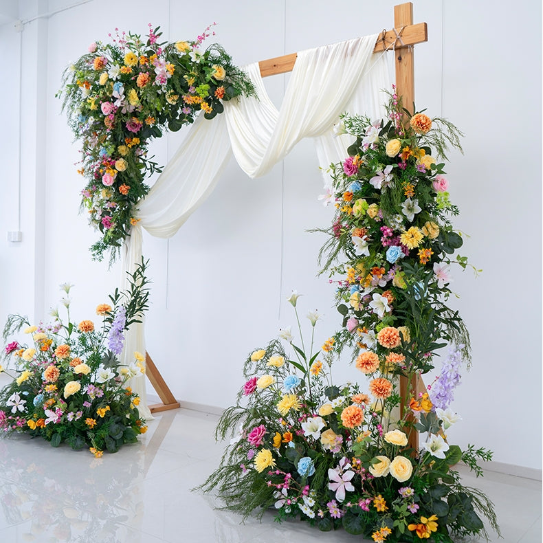 Valar Flower Monet Style Artificial Flower Set – Wedding Backdrop & Social Media Display Decoration FA-278