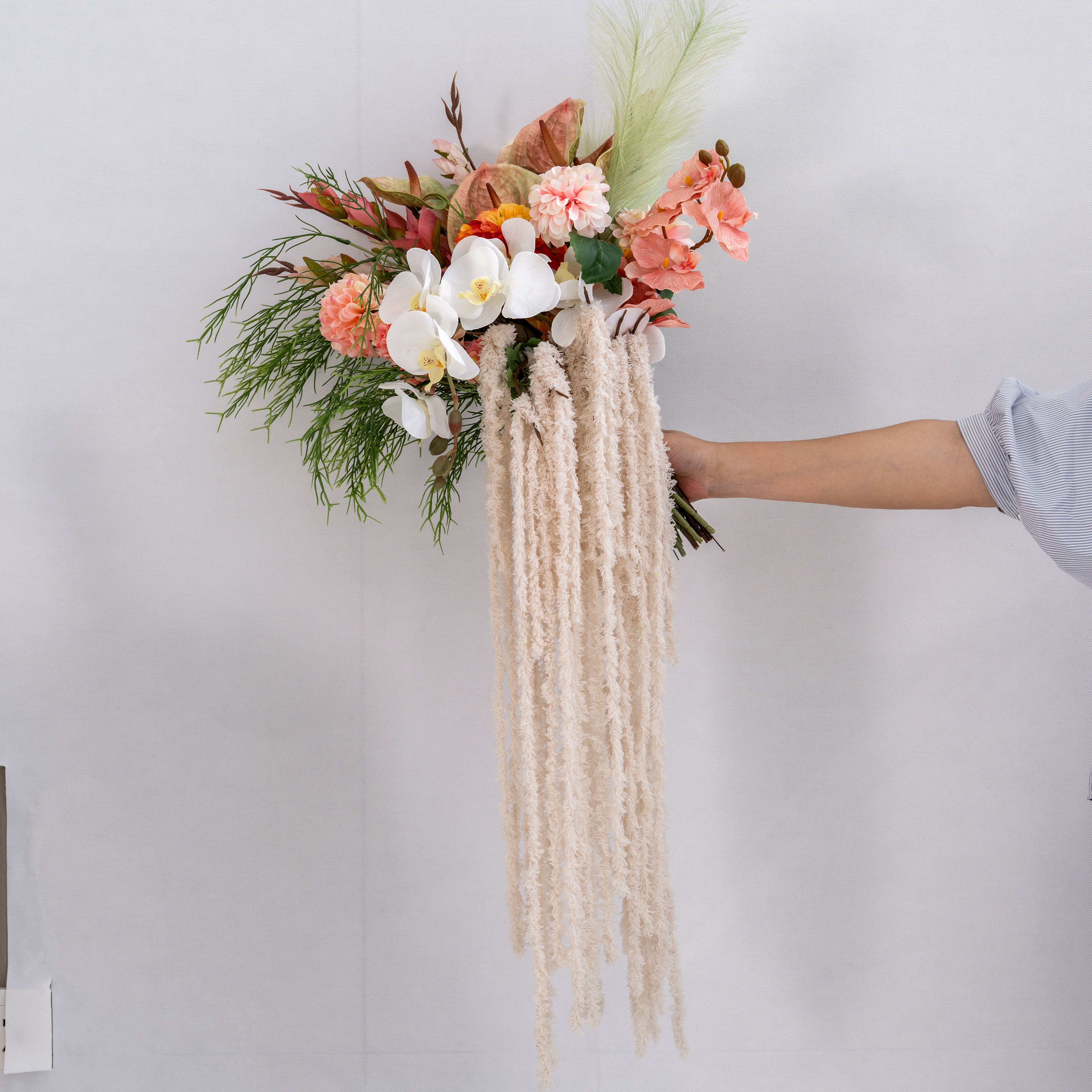 Modern Faux Hand Bouquet – Vibrant Wedding/Event Floral Arrangement VB-204