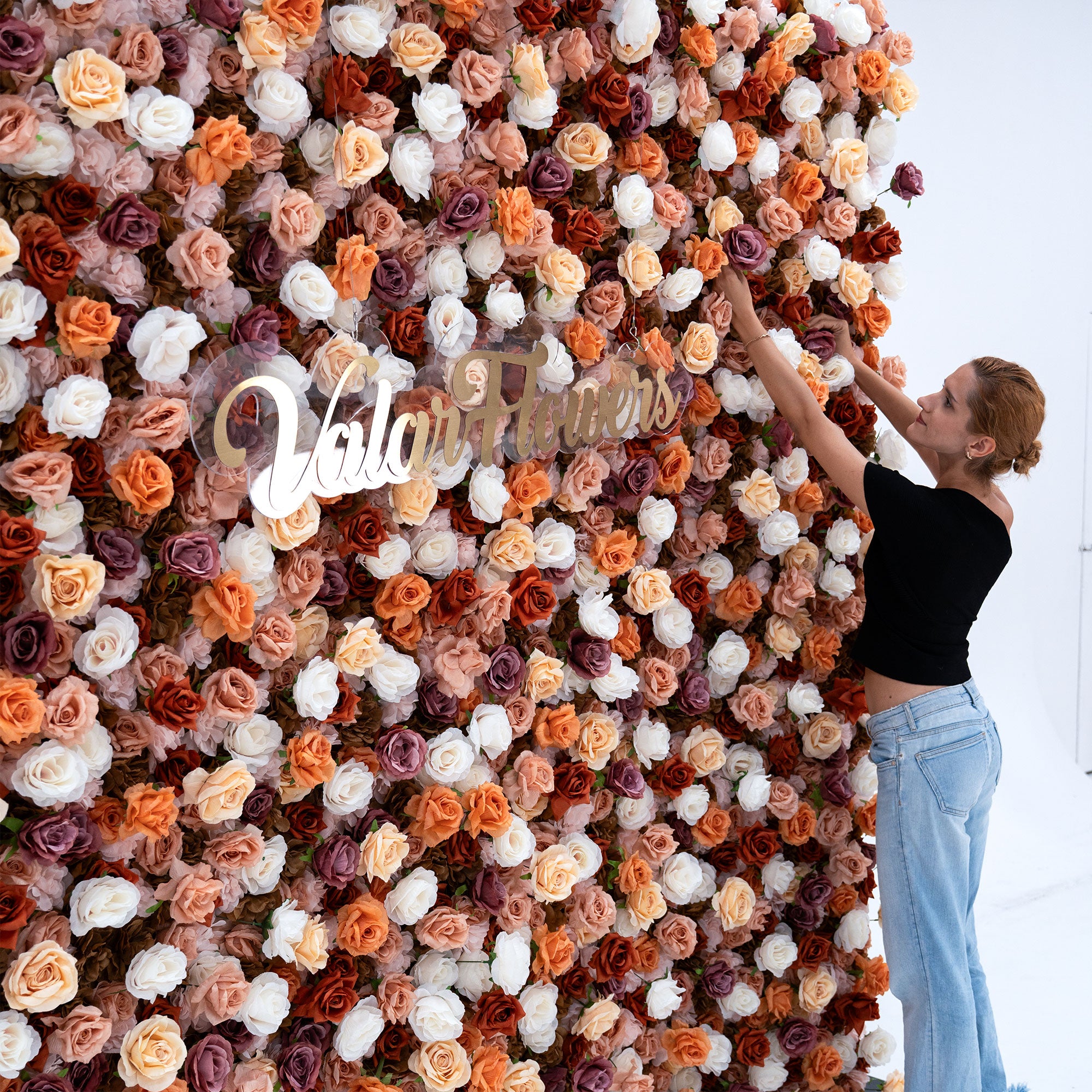 新発売 魅惑的な紫色の人工花の背景 - 記憶に残るイベント用 - VF-810