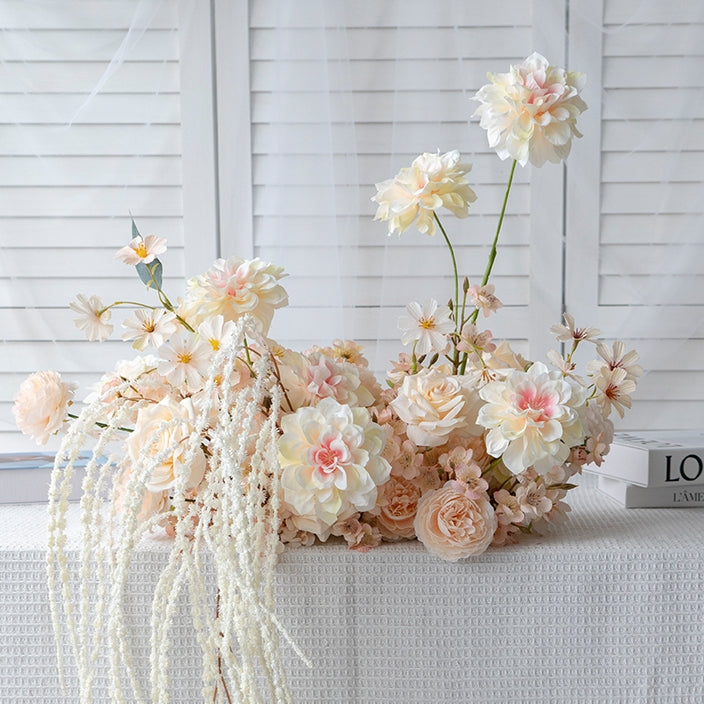 Centros de Mesa Florales, Decoración Artificial para Bodas, Decoración para Fiesta de Compromiso TF-101