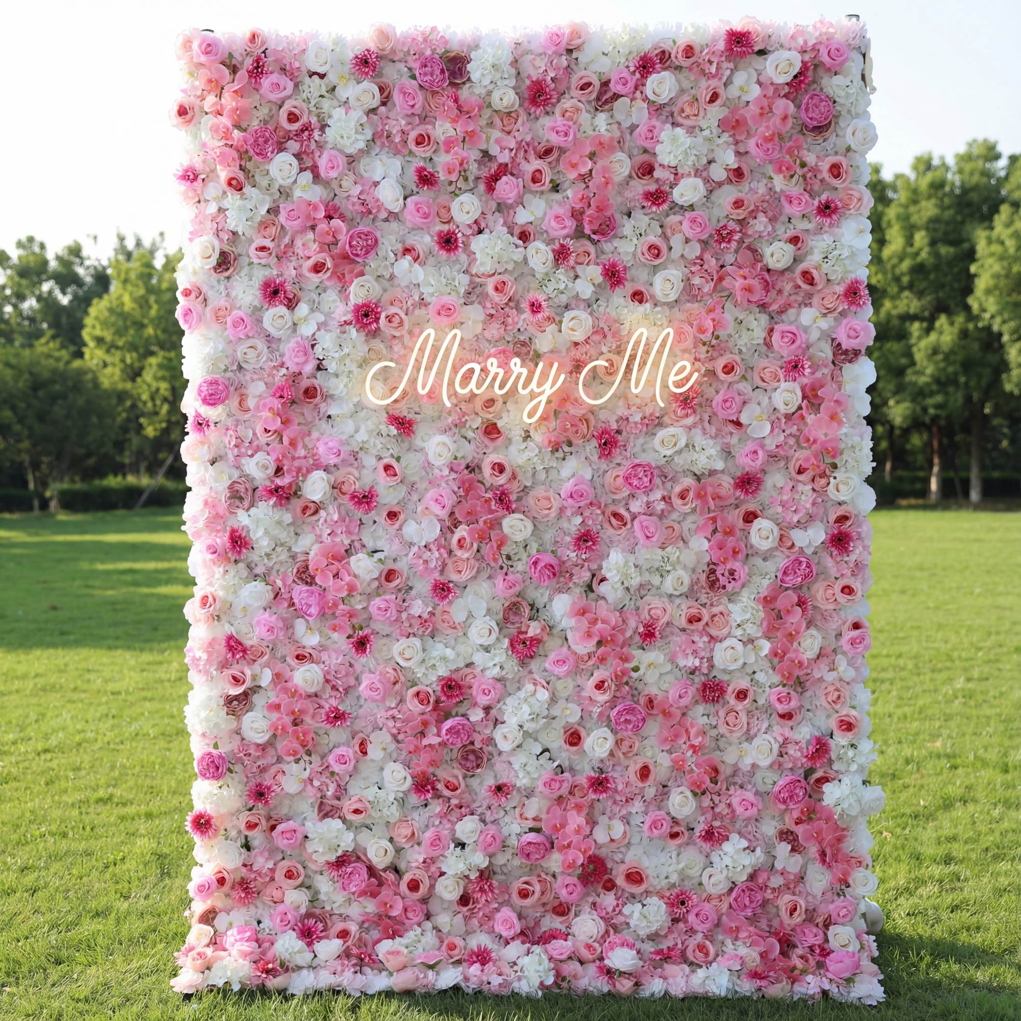 ValarFlowers 인공 꽃 벽 배경: 평온의 꽃: 스파에서 영감을 받은 평온함과 우아함에 대한 찬가-VF-287