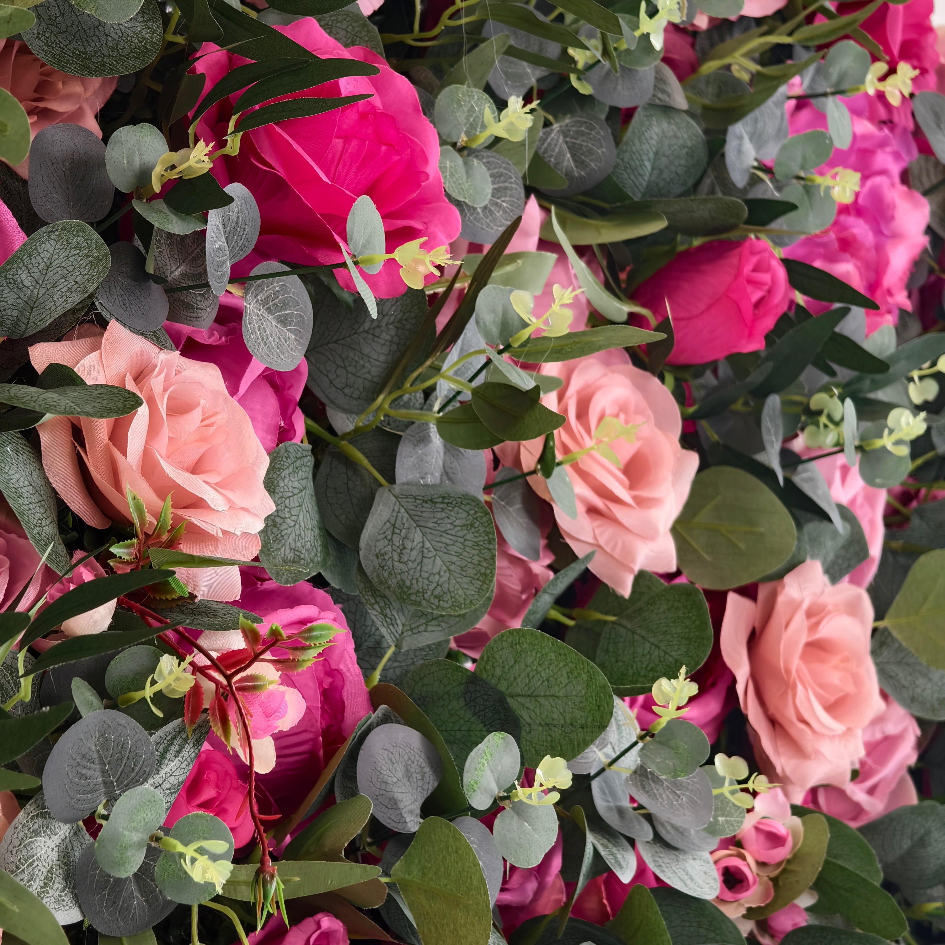 Valar 꽃 롤업 패브릭 인공 꽃 벽 웨딩 배경, 꽃 파티 장식, 이벤트 사진-VF-362