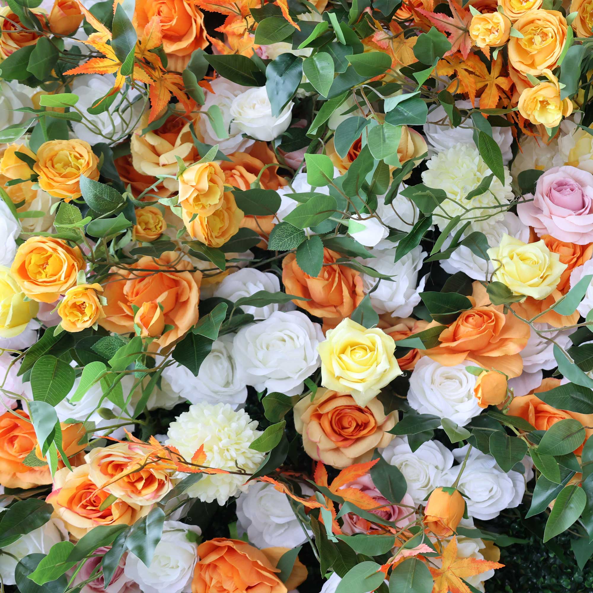 Valar 꽃 롤업 패브릭 인공 꽃 벽 웨딩 배경, 꽃 파티 장식, 이벤트 사진-VF-393