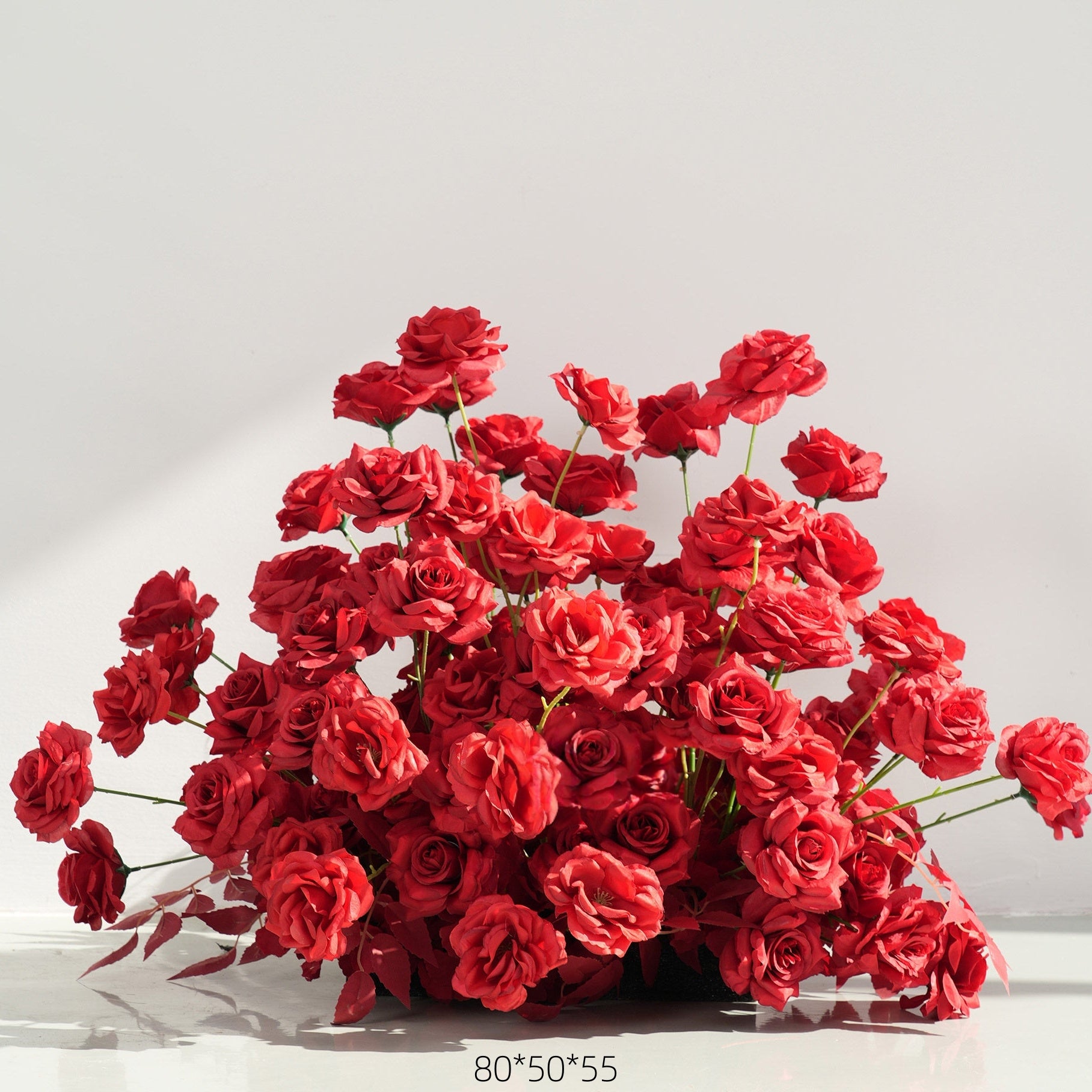 Configuración de flores artificiales inspiradas en la primavera – Conjunto de flores artificiales azules y amarillas para eventos FA-264