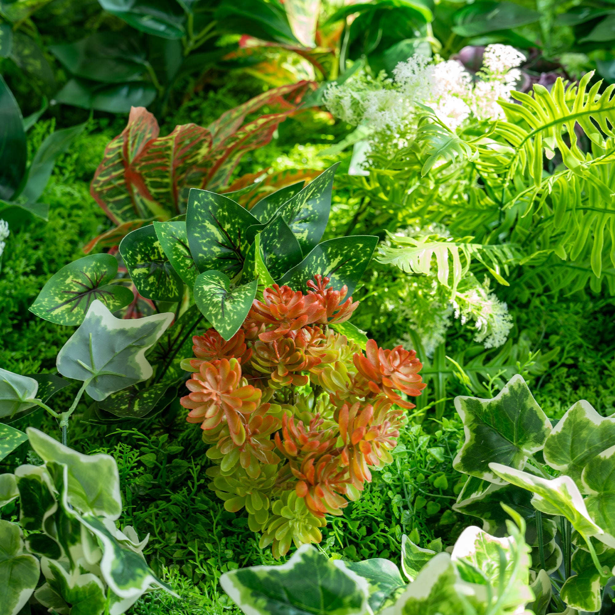 Valar 꽃 롤 패브릭 인공 생생한 녹색 잔디 벽 웨딩 배경, 꽃 파티 장식, 이벤트 사진-VF-426