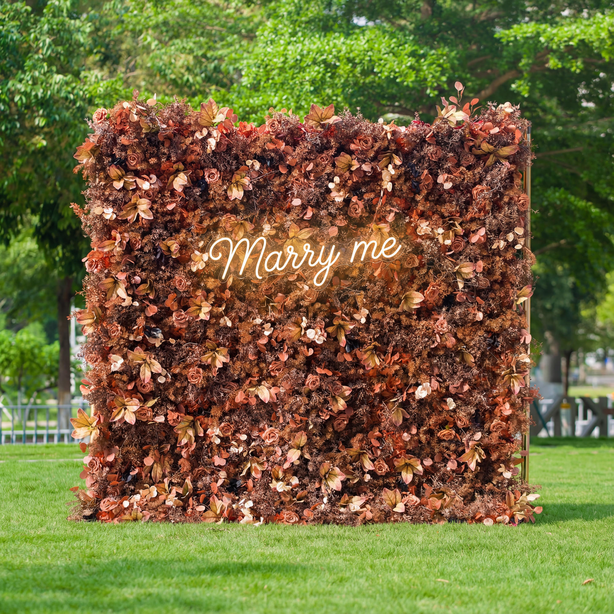 새로운 출시 매혹적인 보라색 인조 꽃 배경 - 기억에 남는 이벤트를 위한 - VF-810