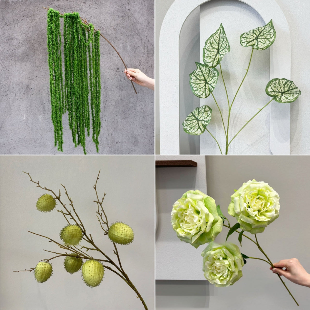 Single Faux Fern Stem for Wedding & Home Decor | Realistic Greenery Accent FS-1001A