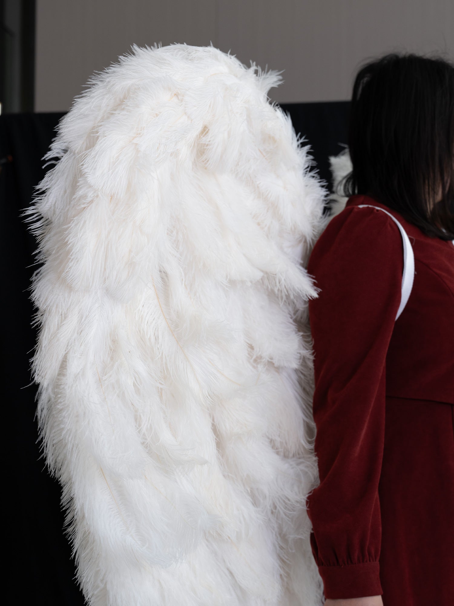 Angel Feather Wings – Real Feather Costume Prop for Photography, Performances, Weddings & Events-4