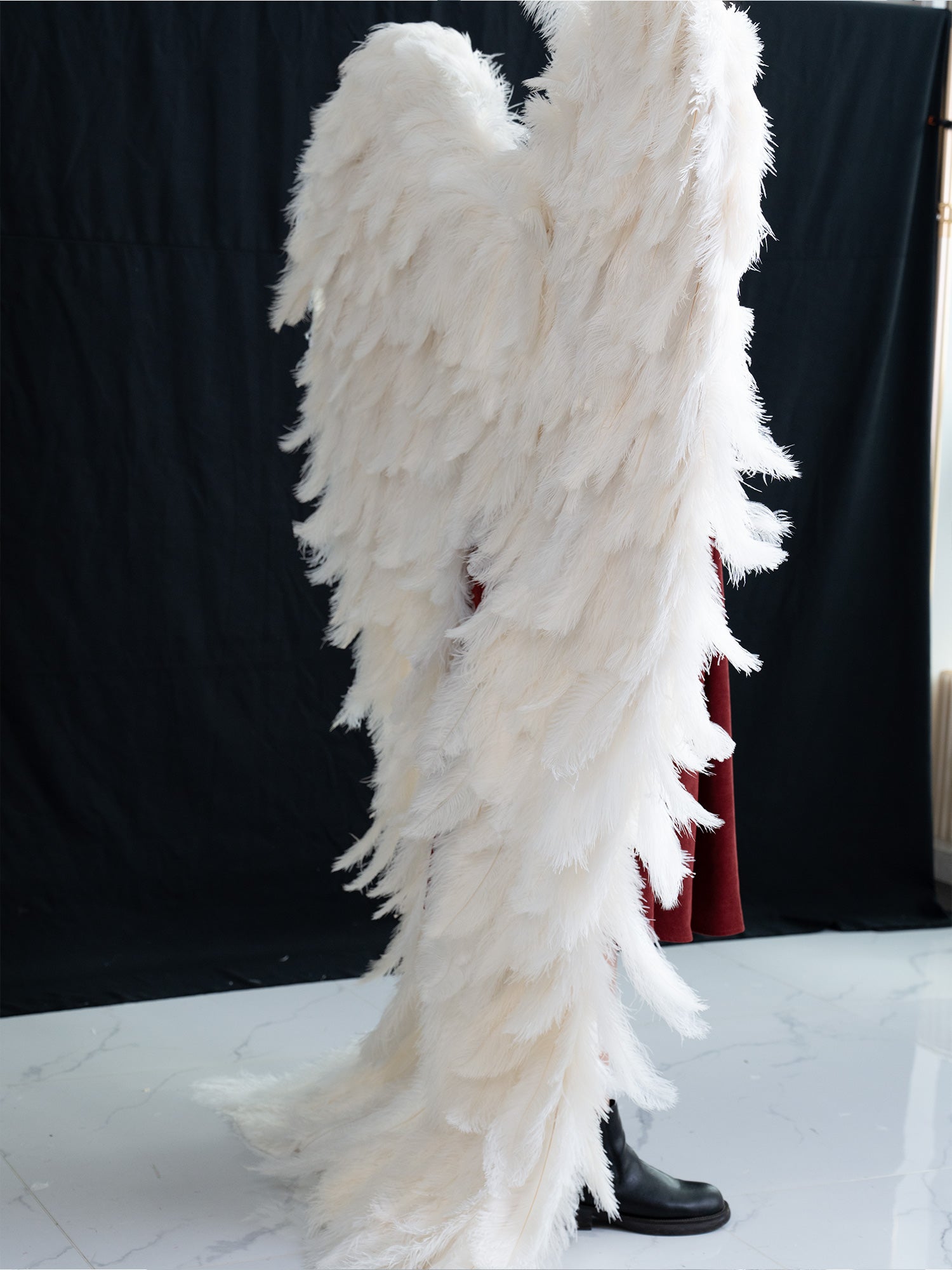 Angel Feather Wings – Real Feather Costume Prop for Photography, Performances, Weddings & Events-6