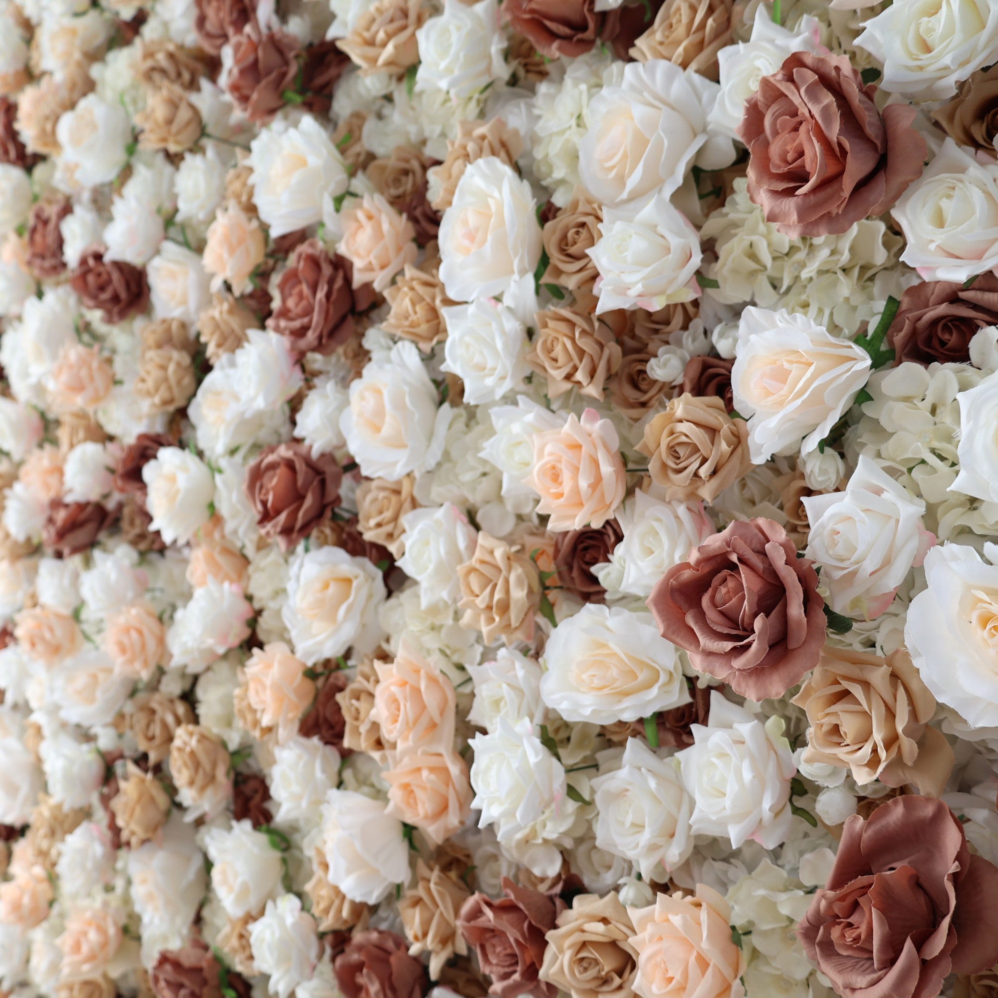 결혼식 및 파티 축하 장식을 위한 5D 핑크 로즈 롤업 꽃 벽 배경 VF-501