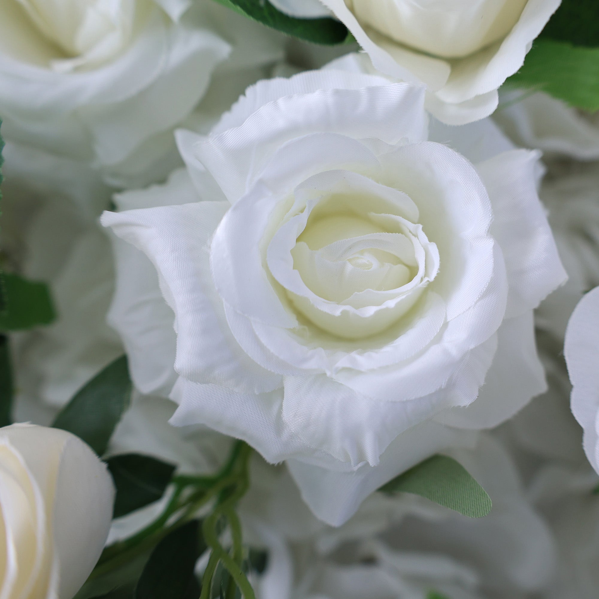 결혼식 및 파티 축하 장식을 위한 5D 핑크 로즈 롤업 꽃 벽 배경 VF-501