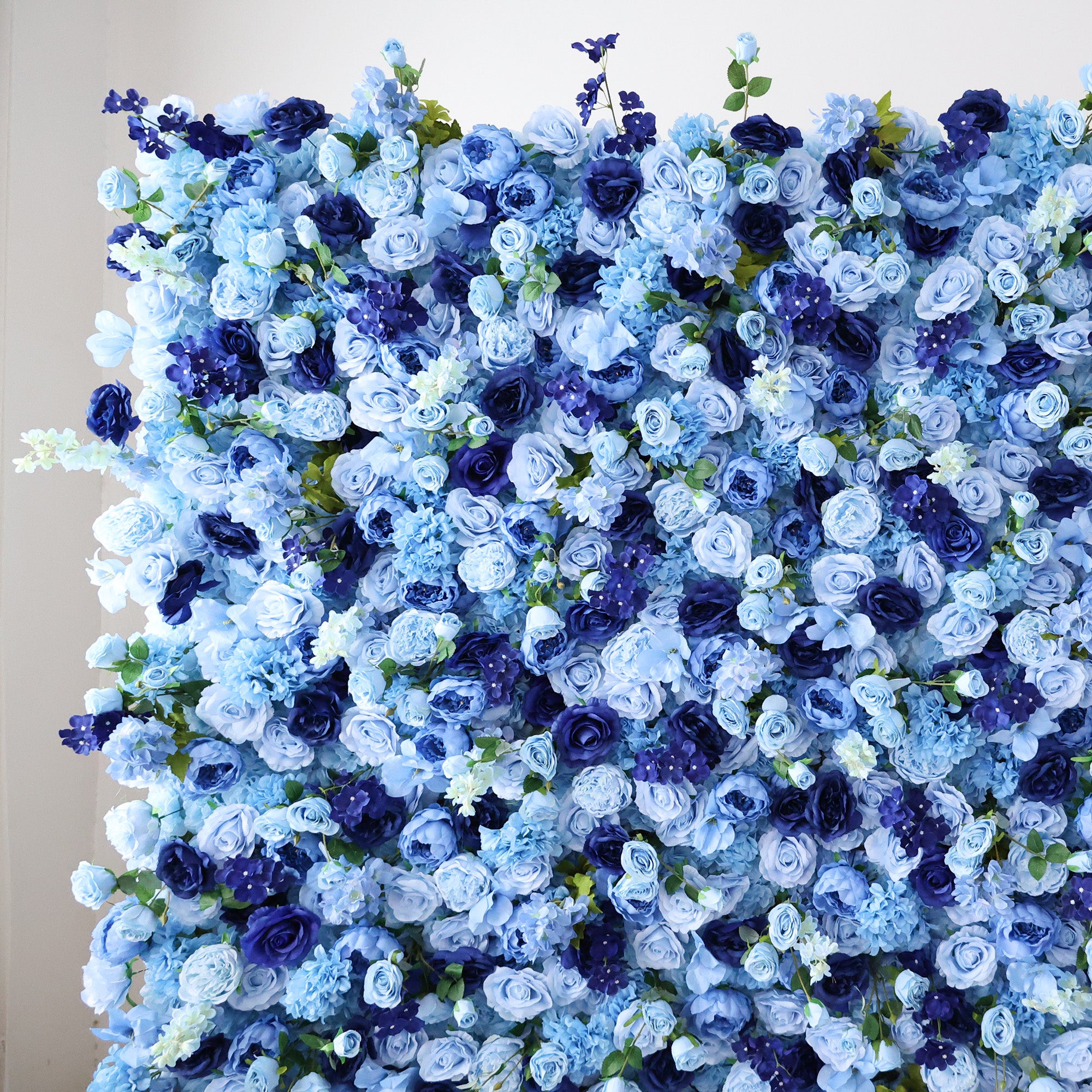 5Dピンクローズロールアップフラワーウォールバックドロップ 結婚式&パーティーセレブレーションデコ VF-501