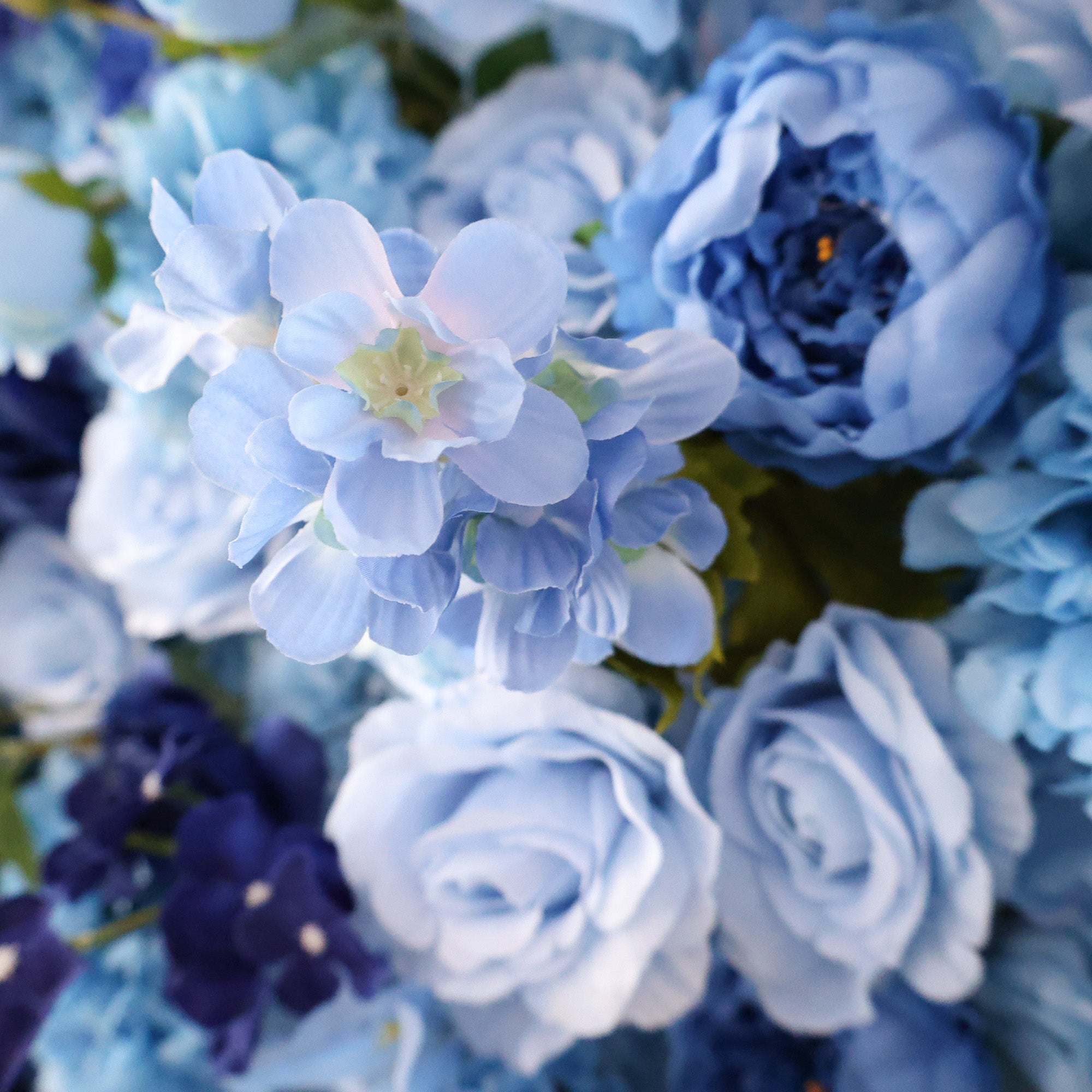 5Dピンクローズロールアップフラワーウォールバックドロップ 結婚式&パーティーセレブレーションデコ VF-501