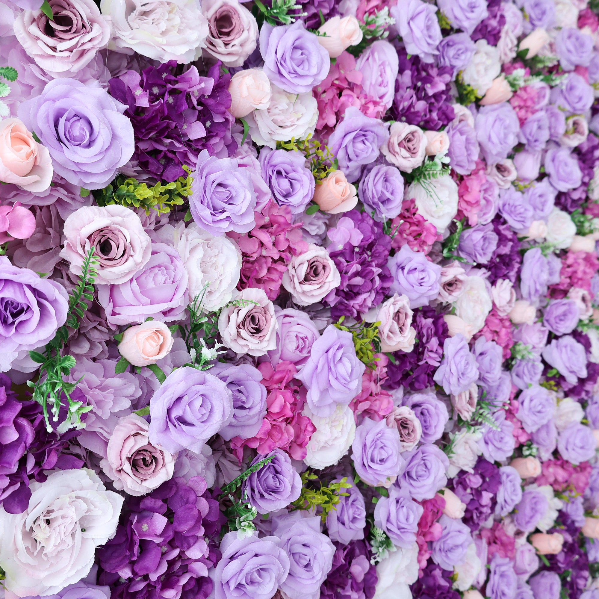 결혼식 및 파티 축하 장식을 위한 5D 핑크 로즈 롤업 꽃 벽 배경 VF-501