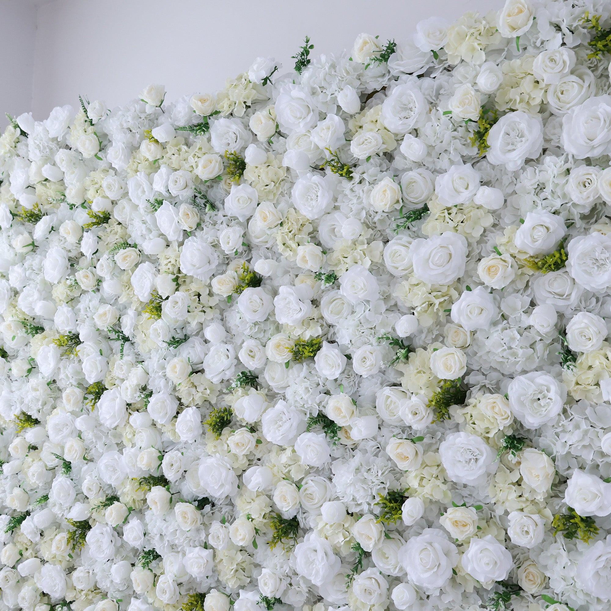 5Dピンクローズロールアップフラワーウォールバックドロップ 結婚式&パーティーセレブレーションデコ VF-501