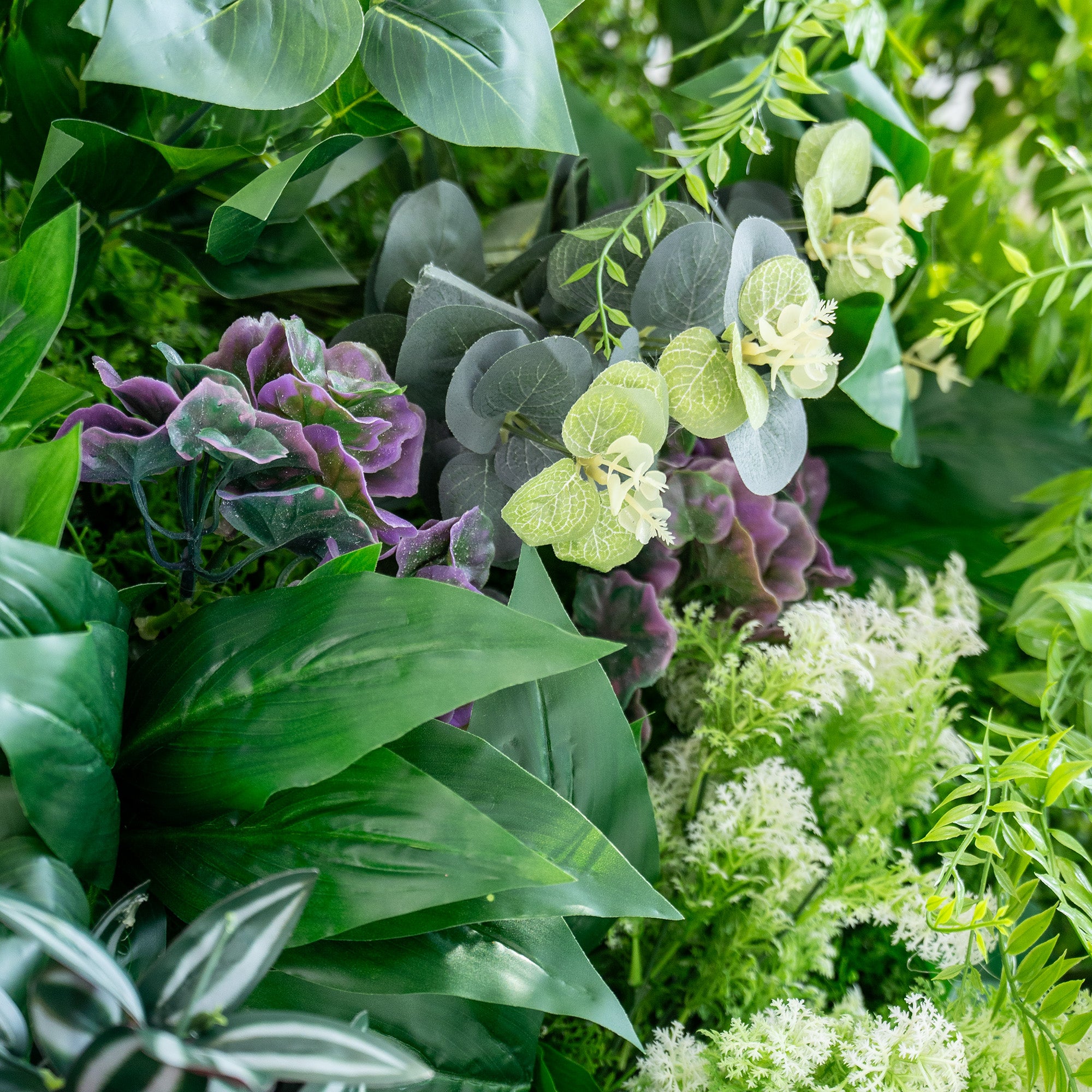 Valar 꽃 롤 패브릭 인공 생생한 녹색 잔디 벽 웨딩 배경, 꽃 파티 장식, 이벤트 사진-VF-426