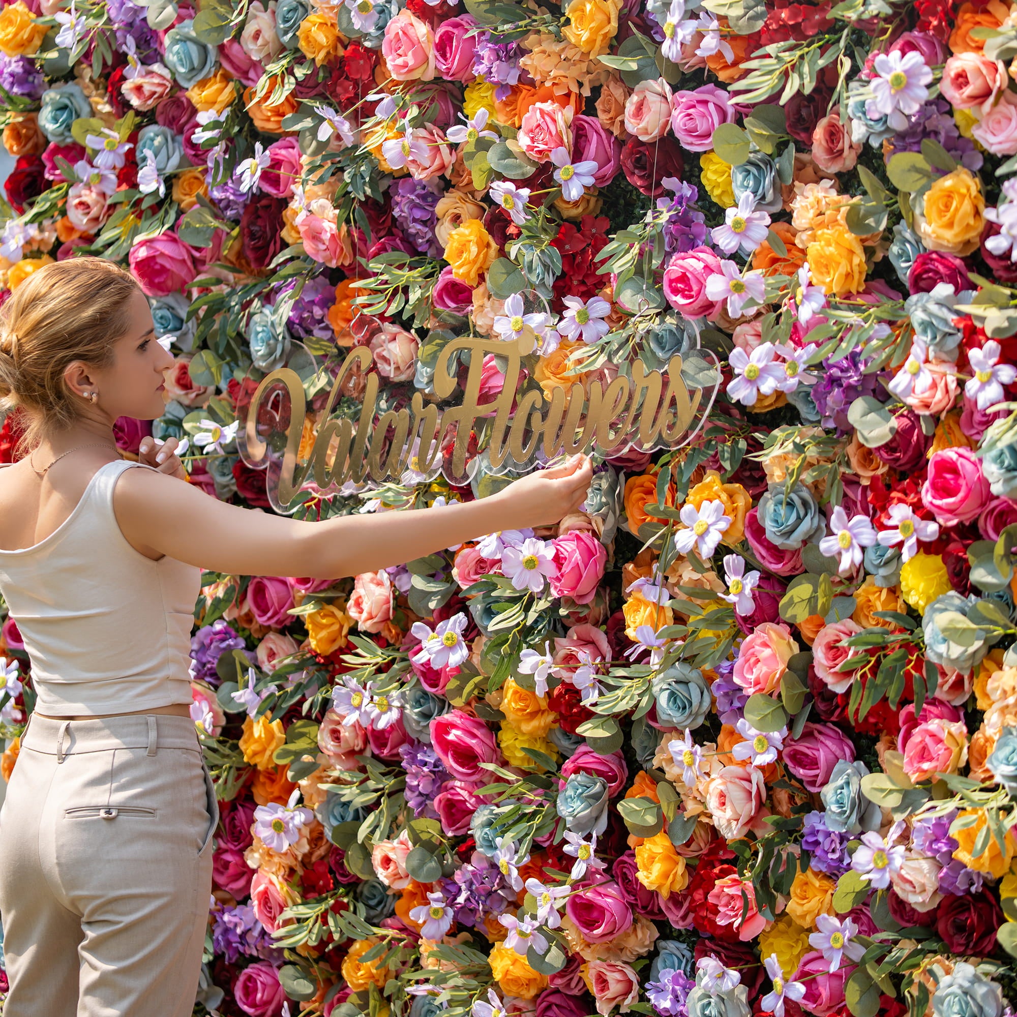 새로운 출시 매혹적인 보라색 인조 꽃 배경 - 기억에 남는 이벤트를 위한 - VF-810