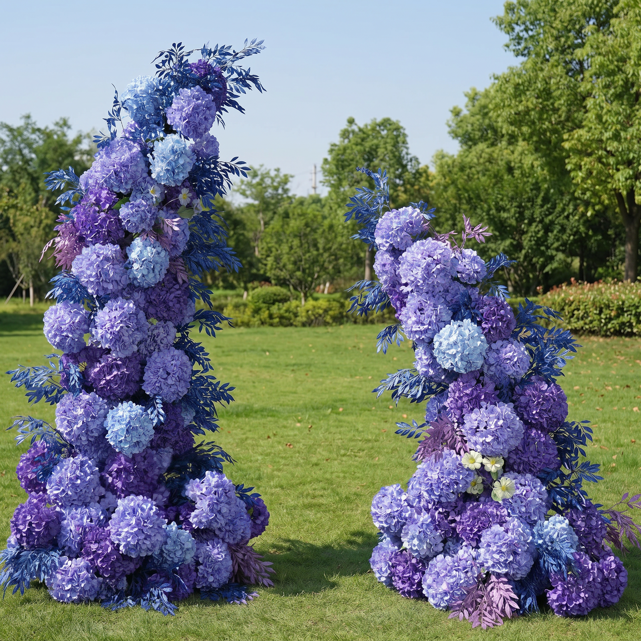 Arco de Cuerno Rosa Romántico Valar, Fondo Floral Artificial, Decoración para Propuestas y Ceremonias de Boda, Prop Elegante para Fotografía de Eventos VA-341