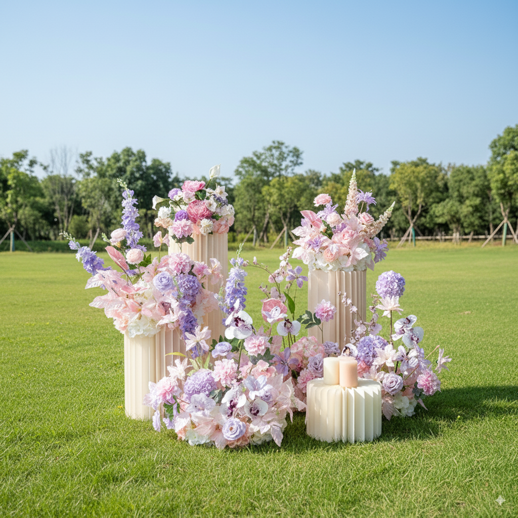 Floral Table Centerpieces, Artificial Wedding Decor, Bridal Shower Party Decor FA-202