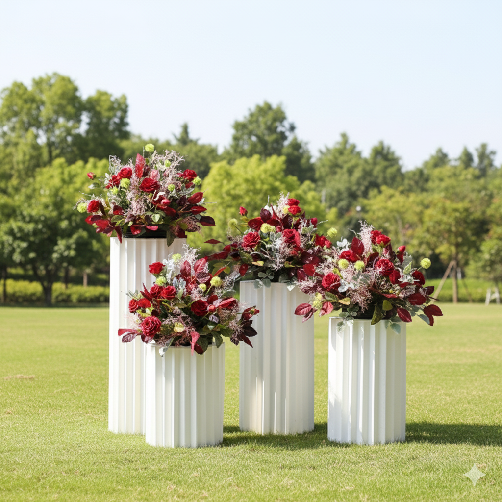 ウェディングフラワーデコレーション 人工花ボール バンケット、ホテル、イベントアレンジメント用 FA-229